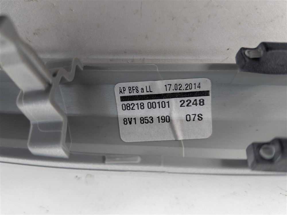 Thumbnail 4: 15 AUDI A3 8V INTERIOR DASH DOOR DECOR TRIM MOLDING PANEL SET (Micrometallic)