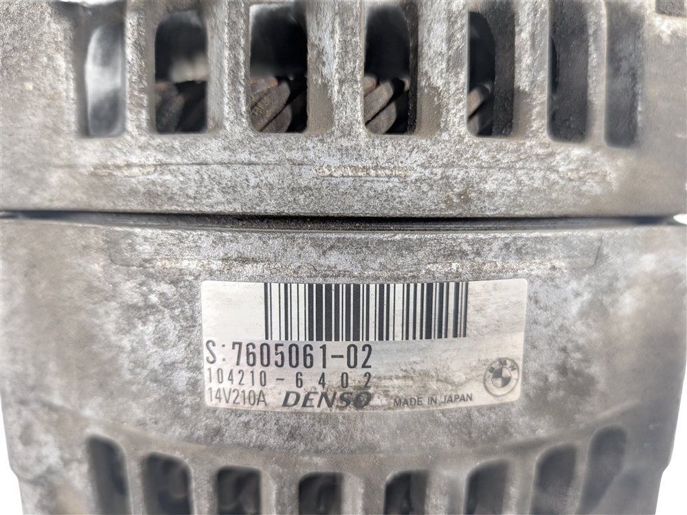 Thumbnail 5: 12-18 BMW 328i 428i 528i X1 X3 Z4 (E89 F25 F26 F30 F33) 2.0L 210 AMP ALTERNATOR