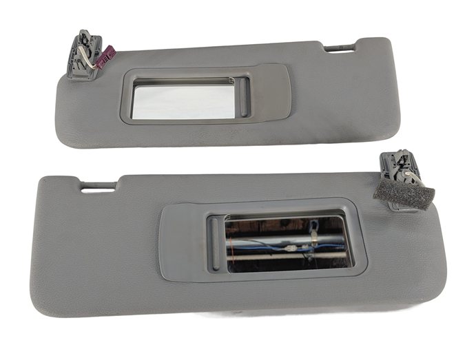 2011-2018 BMW X3 X4 (F25 F26) FRONT LEFT & RIGHT SUNVISOR SHADE SET (Gray)