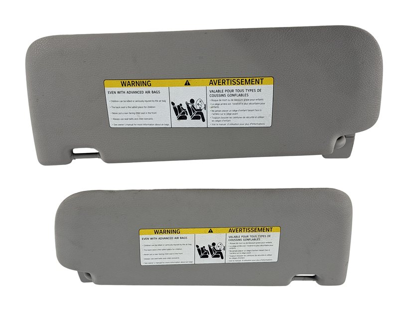 Thumbnail 3: 2011-2018 BMW X3 X4 (F25 F26) FRONT LEFT & RIGHT SUNVISOR SHADE SET (Gray)