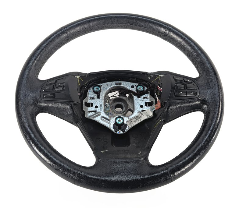 Thumbnail 1: 11-17 BMW X3 (F25) 3 SPOKE STEERING WHEEL & MULTIFUNCTION SWITCH BUTTONS (BLACK)