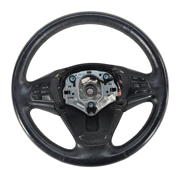Thumbnail 2: 11-17 BMW X3 (F25) 3 SPOKE STEERING WHEEL & MULTIFUNCTION SWITCH BUTTONS (BLACK)