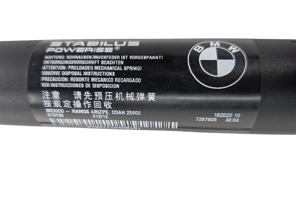 Thumbnail 4: 2011-2015 BMW X3 (F25) LEFT & RIGHT REAR TRUNK SHOCK STRUT SET 2 (ELECTRIC)