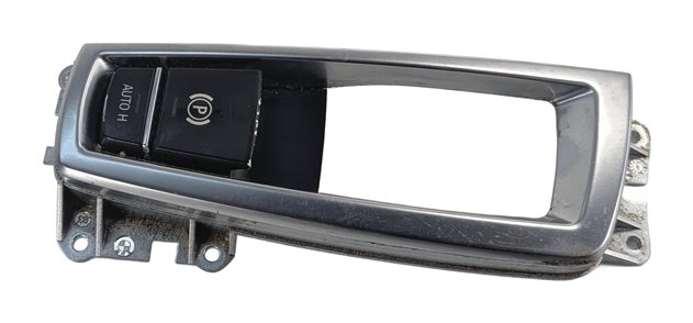 Thumbnail 2: 2013 BMW X3 F25 ELECTRONIC PARKING BRAKE AUTO HOLD SWITCH w/CONSOLE TRIM