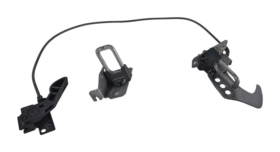 2013 BMW X3 (F25) FRONT HOOD LID LOCK LATCH LEFT/RIGHT RELEASE CABLE SET/2