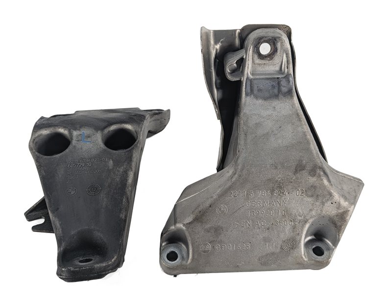 2013 BMW X3 F25 2.0L N20 ENGINE LEFT/RIGHT MOTOR MOUNT SUPPORT BRACKET SET/2