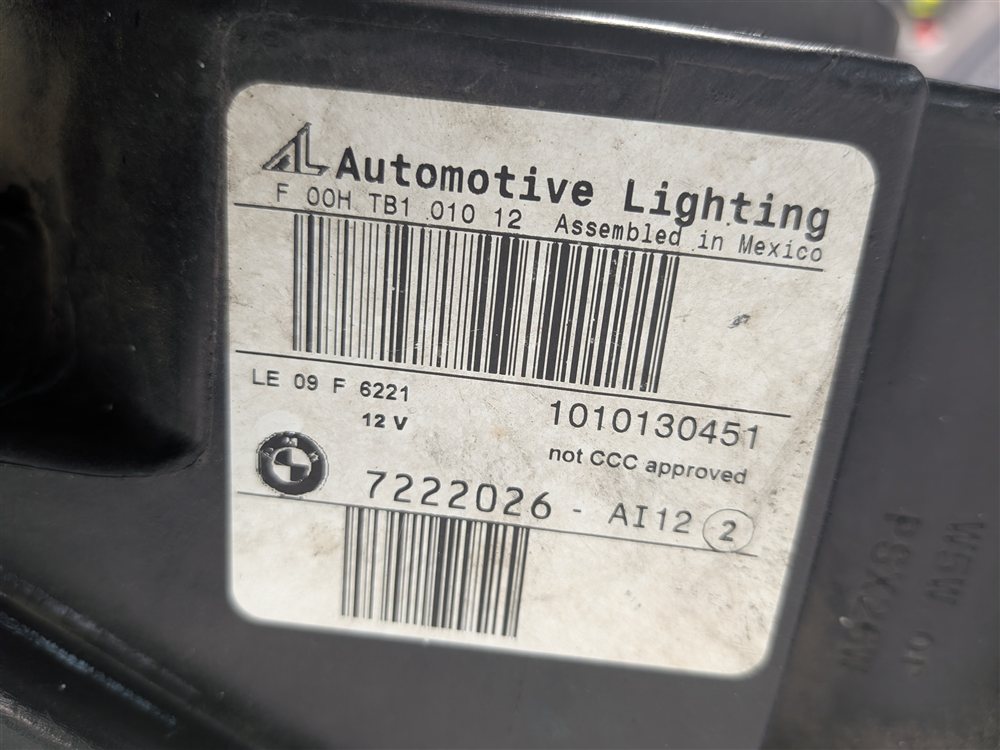 Thumbnail 7: 2011-2014 BMW X3 (F25) FRONT RIGHT PASSENGER HALOGEN HEADLIGHT LIGHT LAMP