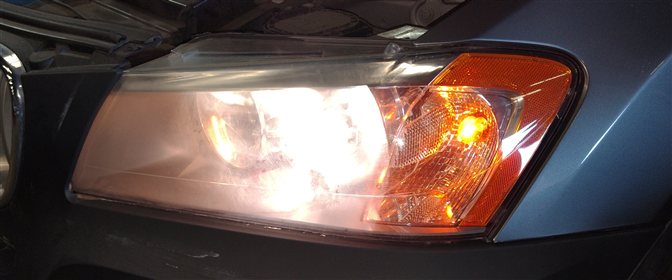Thumbnail 2: 2011-2014 BMW X3 (F25) LEFT FRONT DRIVER HALOGEN HEADLIGHT LIGHT LAMP