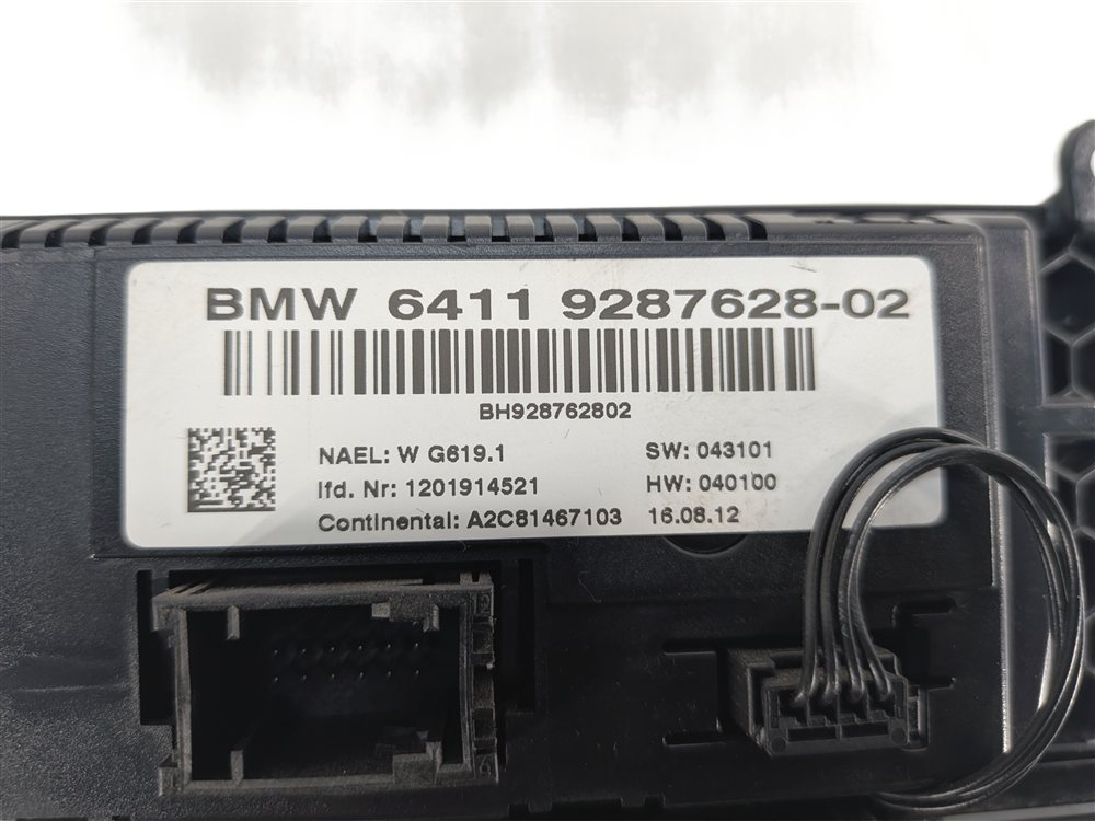 Thumbnail 5: 2011-2014 BMW X3 F25 HEATER AC CLIMATE RADIO CONTROL PANEL w/o HEATED SEATS