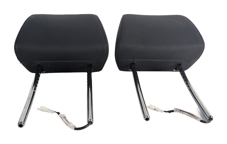 Thumbnail 2: 11-18 BMW X3 X4 F25 F26 LEFT DRIVER & RIGHT PASSENGER HEADREST SET/2 (Black)