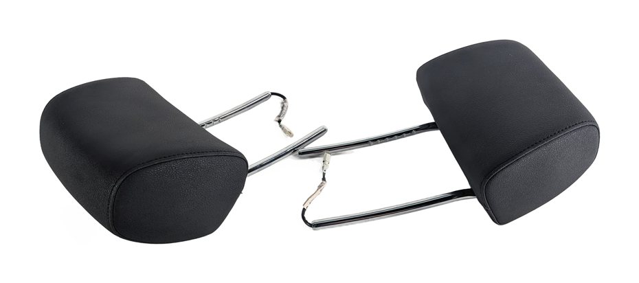 Thumbnail 3: 11-18 BMW X3 X4 F25 F26 LEFT DRIVER & RIGHT PASSENGER HEADREST SET/2 (Black)