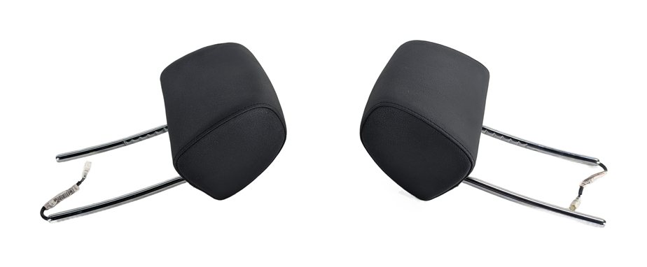 Thumbnail 4: 11-18 BMW X3 X4 F25 F26 LEFT DRIVER & RIGHT PASSENGER HEADREST SET/2 (Black)