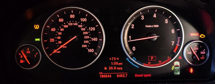Thumbnail 2: 11-13 BMW 528i 535i 550i X3 F10 F25 SPEEDOMETER INSTRUMENT GAUGE CLUSTER (186k)