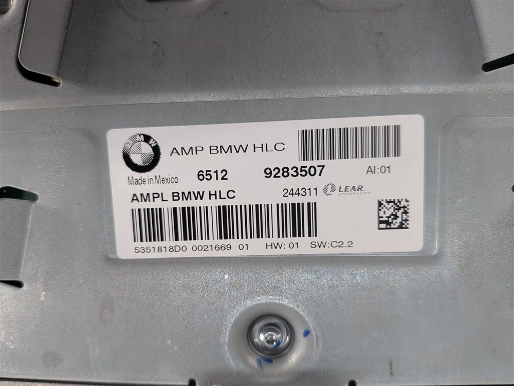 Thumbnail 5: 2011-2014 BMW X3 (F25) RADIO STEREO HiFi AUDIO AMP AMPLIFIER (LEAR)