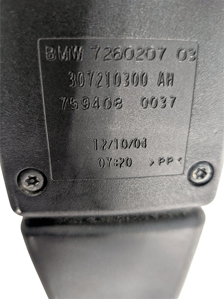 Thumbnail 5: 11-18 BMW X3 X4 (F25 F26) FRONT LEFT DRIVER or RIGHT PASSENGER SEATBELT RECEIVER