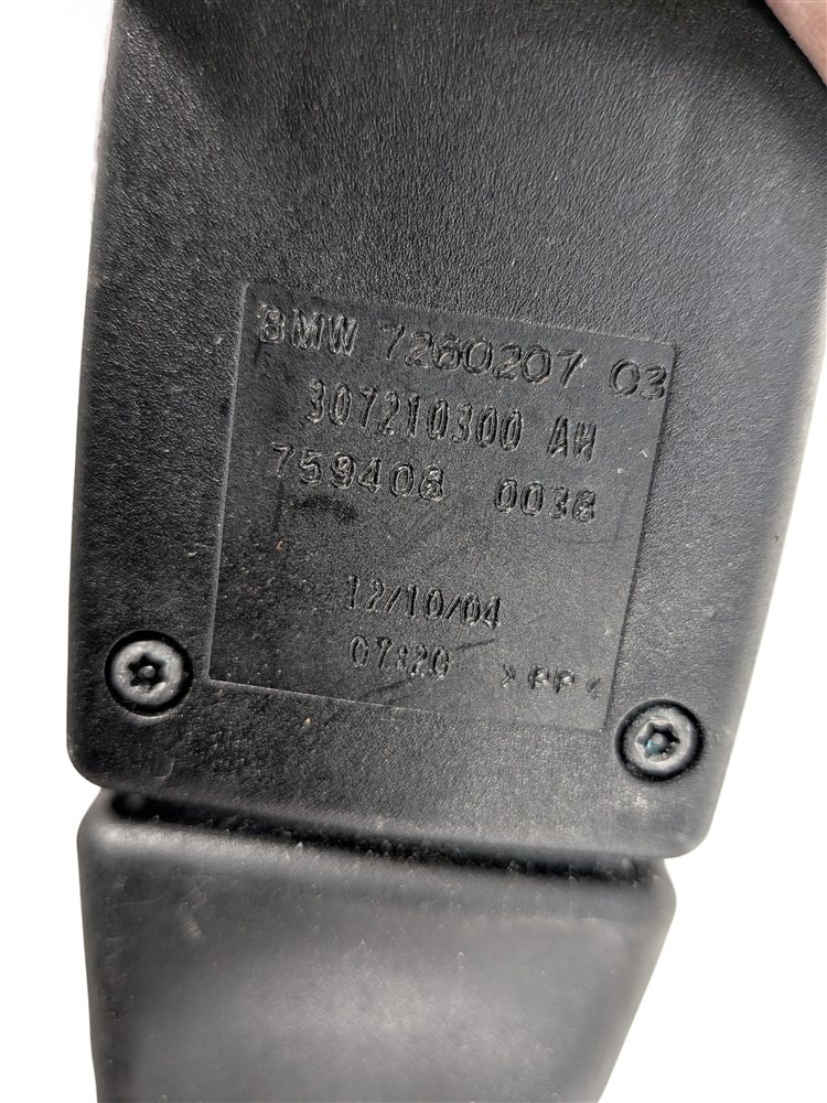 Thumbnail 4: 11-18 BMW X3 X4 (F25 F26) FRONT LEFT DRIVER or RIGHT PASSENGER SEATBELT RECEIVER