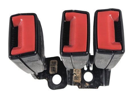 Thumbnail 2: 2013 BMW X3 F25 REAR LEFT/CENTER/RIGHT SEATBELT BUCKLE SET/3 (Black)