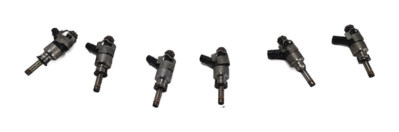 Thumbnail 1: 2011-2015 AUDI A6 A7 A8 Q5 Q7 S4 S5 (C7 D4 4L B8 8R 8T) 3.0L FUEL INJECTOR SET 6