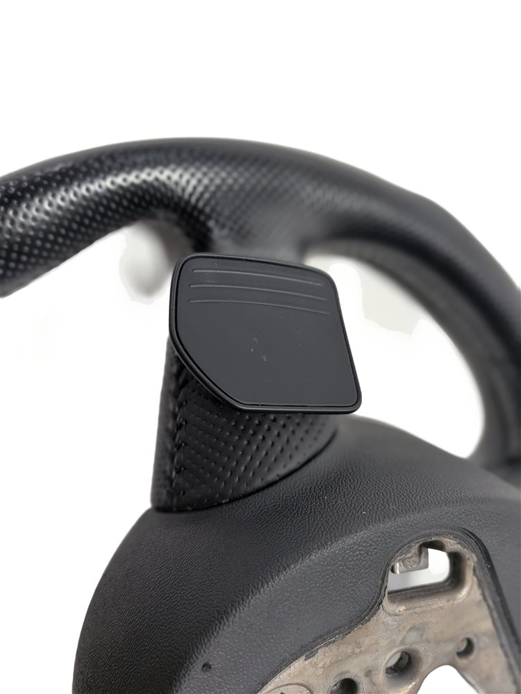 Thumbnail 10: 12-15 AUDI Q7 (4L) 3 SPOKE S-LINE STEERING WHEEL w/ SWITCHES & PADDLES (Black)