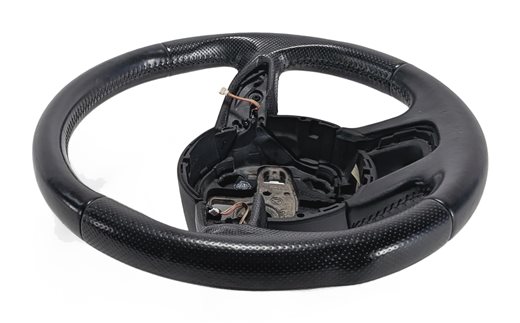 Thumbnail 2: 12-15 AUDI Q7 (4L) 3 SPOKE S-LINE STEERING WHEEL w/ SWITCHES & PADDLES (Black)