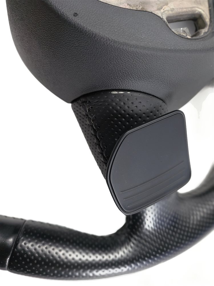 Thumbnail 9: 12-15 AUDI Q7 (4L) 3 SPOKE S-LINE STEERING WHEEL w/ SWITCHES & PADDLES (Black)