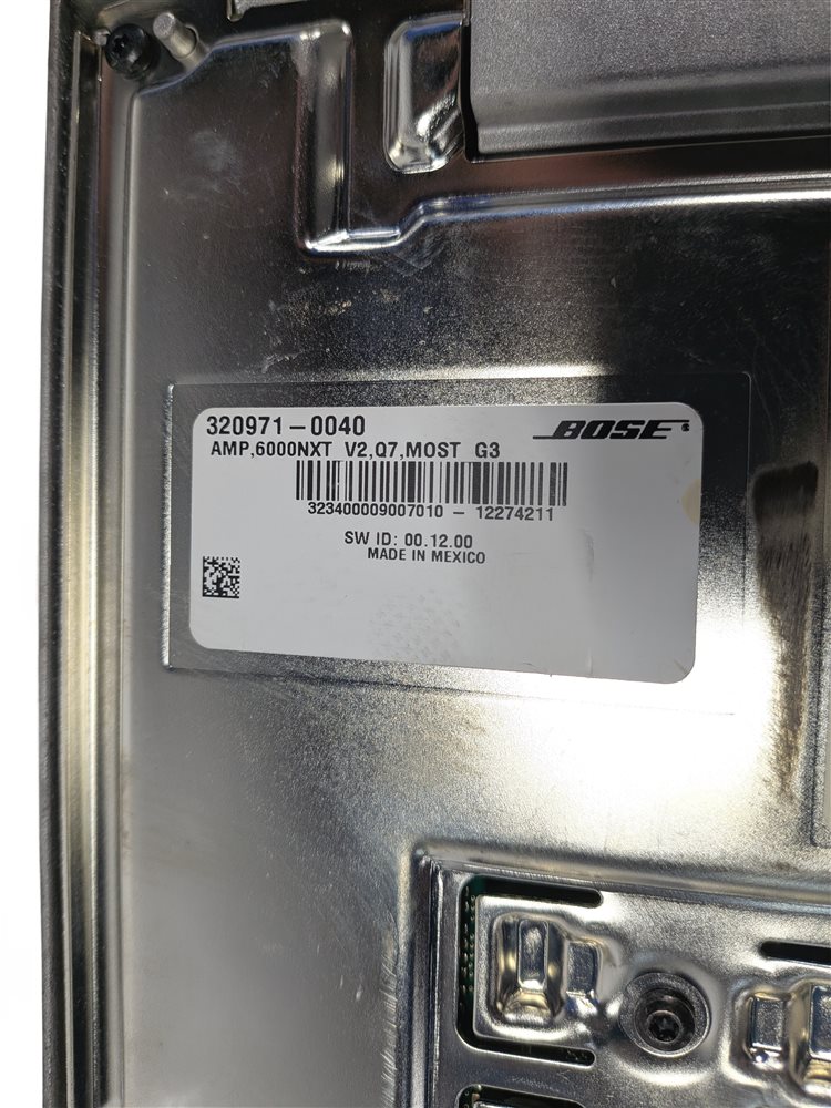 Thumbnail 8: 2013-2015 AUDI Q7 (4L) RADIO STEREO BOSE AUDIO AMP AMPLIFIER (OPTION 8RY)