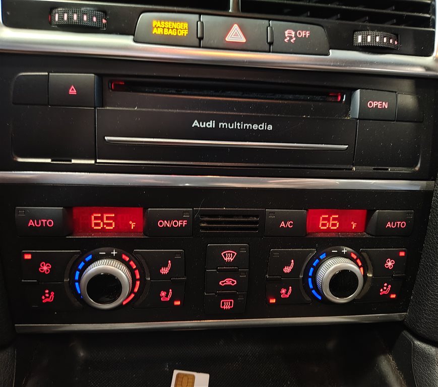 Thumbnail 2: 2013-2015 AUDI Q7 (4L) FRONT HEATER A/C TEMPERATURE CLIMATE CONTROL PANEL