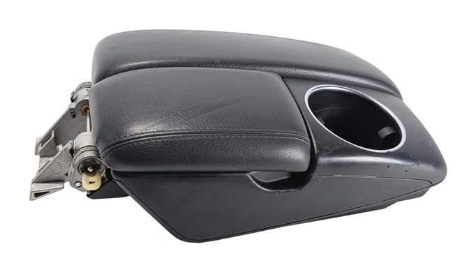 Thumbnail 2: 07-15 AUDI Q7 (4L) FRONT CENTER CONSOLE ARMREST CUP HOLDER COMPARTMENT(Black)