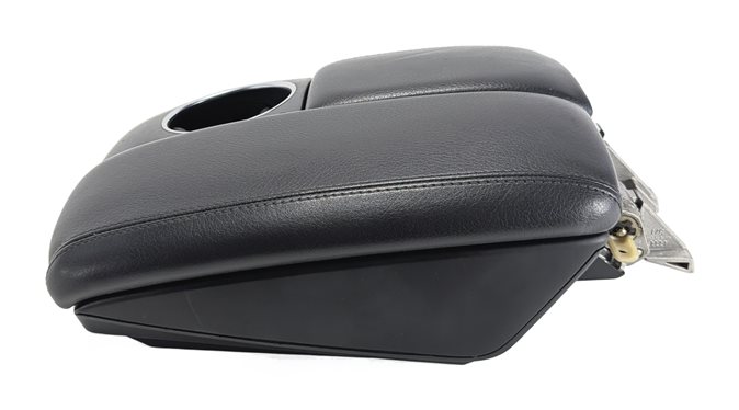 Thumbnail 4: 07-15 AUDI Q7 (4L) FRONT CENTER CONSOLE ARMREST CUP HOLDER COMPARTMENT(Black)