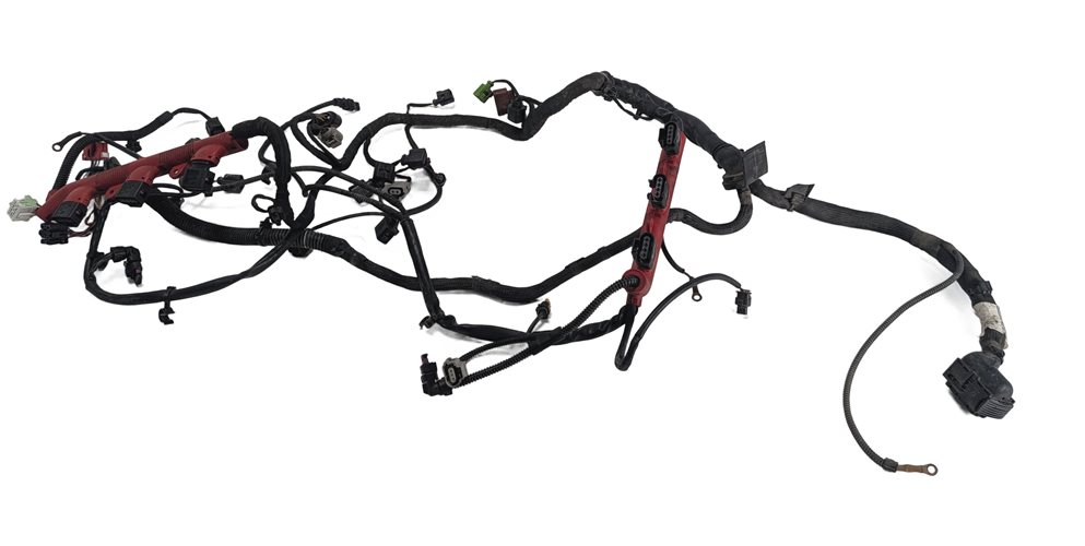 Thumbnail 2: 2013 AUDI Q7 (4L) 3.0L SUPER (CTWA) ENGINE MOTOR WIRE WIRING HARNESS LOOM
