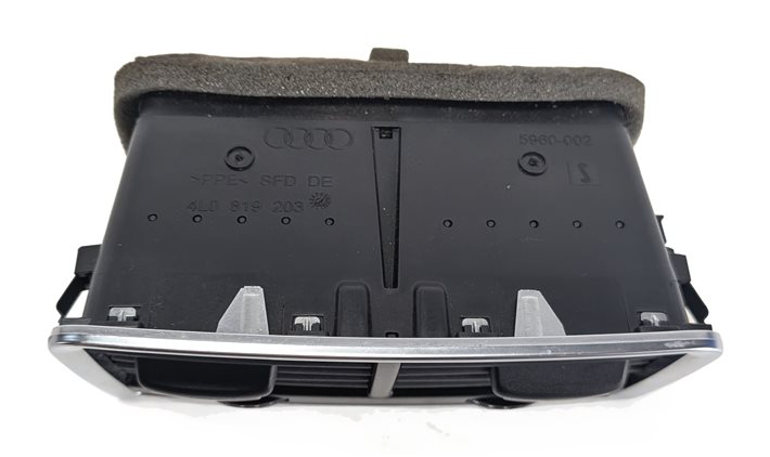 Thumbnail 2: 2013 AUDI Q7 (4L) REAR CENTER CONSOLE HEAT AIR AC HVAC DUAL VENT GRILLE (Black)