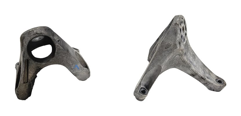 Thumbnail 2: 2013 AUDI Q7 4L 3.0L SUPER CTWA ENGINE LEFT/RIGHT MOTOR MOUNT BRACKET SET/2