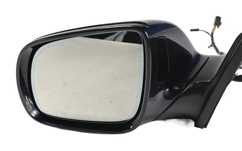 Thumbnail 5: 2013-2015 AUDI Q7 (4L) LEFT DRIVER P-FOLD BLIND SPOT DOOR MIRROR (Gray)