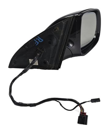 Thumbnail 3: 2013-2015 AUDI Q7 (4L) RIGHT PASSENGER P-FOLD BLIND SPOT DOOR MIRROR (Gray)