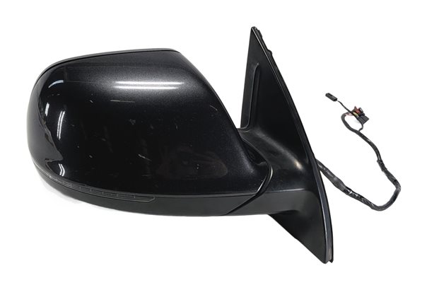 Thumbnail 4: 2013-2015 AUDI Q7 (4L) RIGHT PASSENGER P-FOLD BLIND SPOT DOOR MIRROR (Gray)