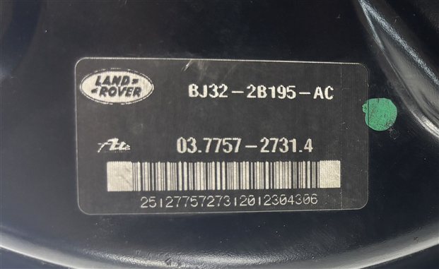 Thumbnail 8: 2012-2015 RANGE ROVER EVOQUE (L538) POWER BRAKE BOOSTER w/ MASTER CYLINDER