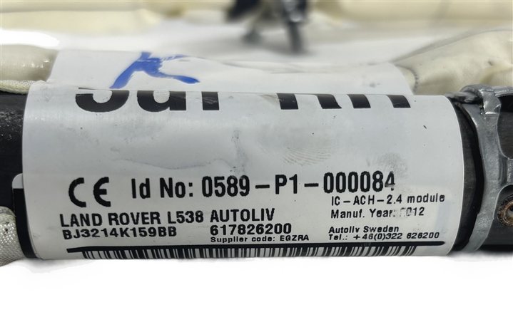 Thumbnail 6: 2012-2019 RANGE ROVER EVOQUE L538 4DR FRONT RIGHT PASSENGER SIDE CURTAIN AIRBAG