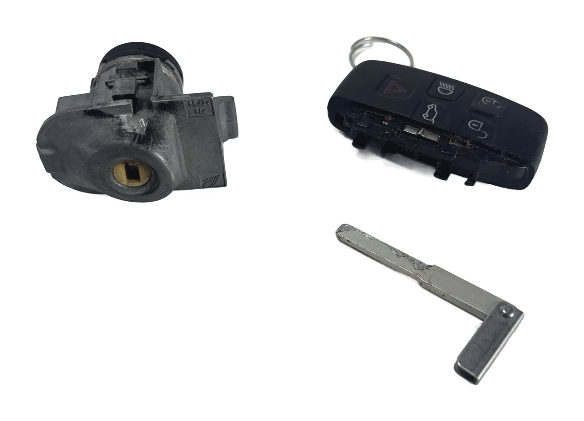 Thumbnail 16: 12-13 RANGE ROVER EVOQUE (L538) 2.0L TURBO ENGINE ECM IMMOBILIZER MODULE KEY SET