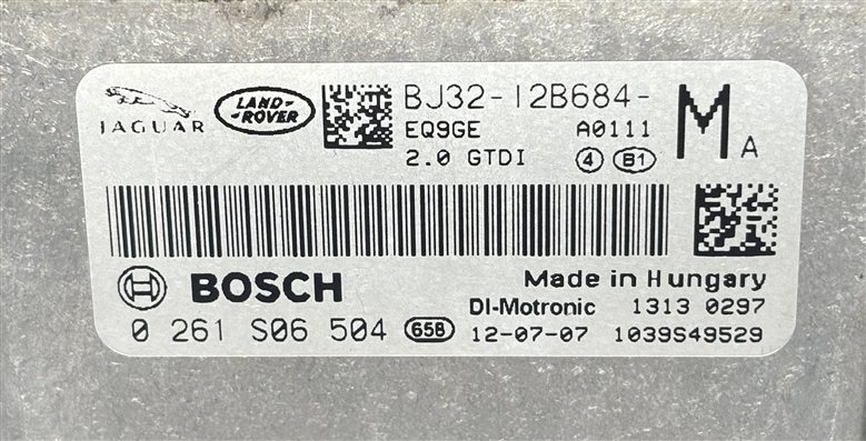 Thumbnail 5: 12-13 RANGE ROVER EVOQUE (L538) 2.0L TURBO ENGINE ECM IMMOBILIZER MODULE KEY SET