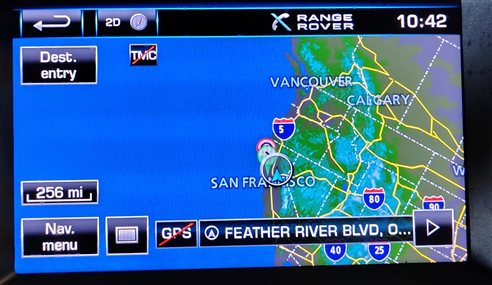 2012-2013 RANGE ROVER EVOQUE (L538) RADIO STEREO MEDIA NAVIGATION TOUCH SCREEN