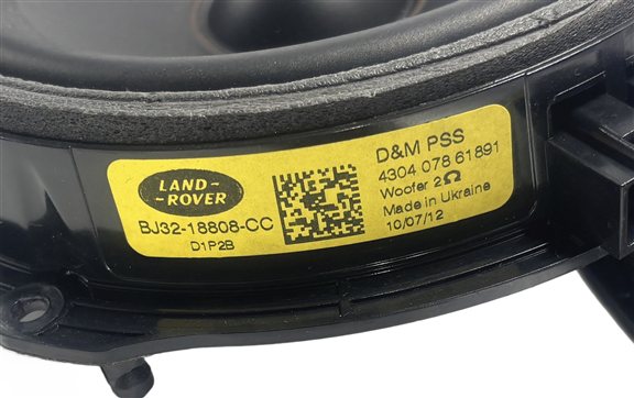 Thumbnail 7: 2012 RANGE ROVER EVOQUE (L538) AUDIO SOUND SPEAKER WOOFER TWEETER SET/11
