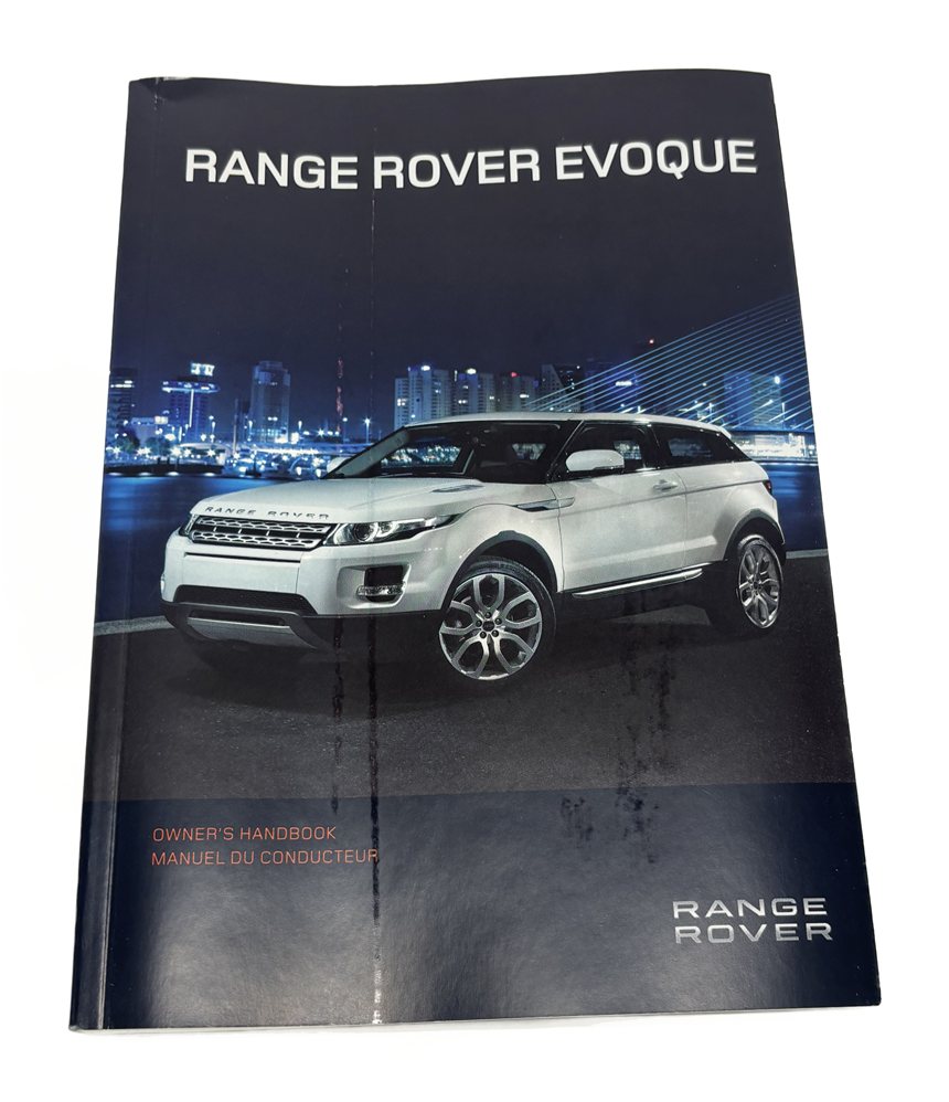 Thumbnail 3: 2012 RANGE ROVER EVOQUE L538 2.0L OWNER'S MANUAL BOOKLET w/CASE SET/5