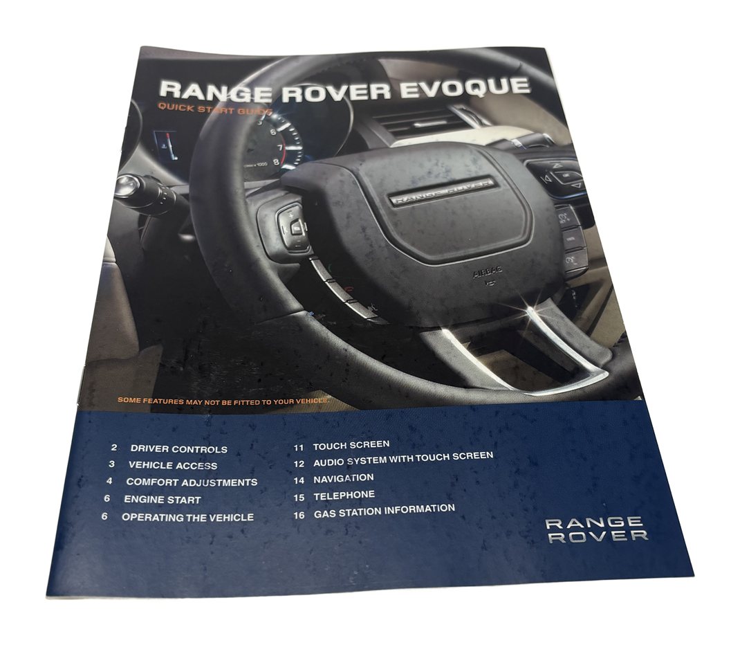 Thumbnail 7: 2012 RANGE ROVER EVOQUE L538 2.0L OWNER'S MANUAL BOOKLET w/CASE SET/5