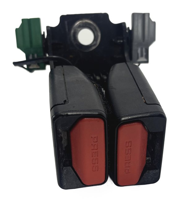 Thumbnail 2: 2012 RANGE ROVER EVOQUE L538 REAR RIGHT SEATBELT BUCKLE RECEIVER (Black)