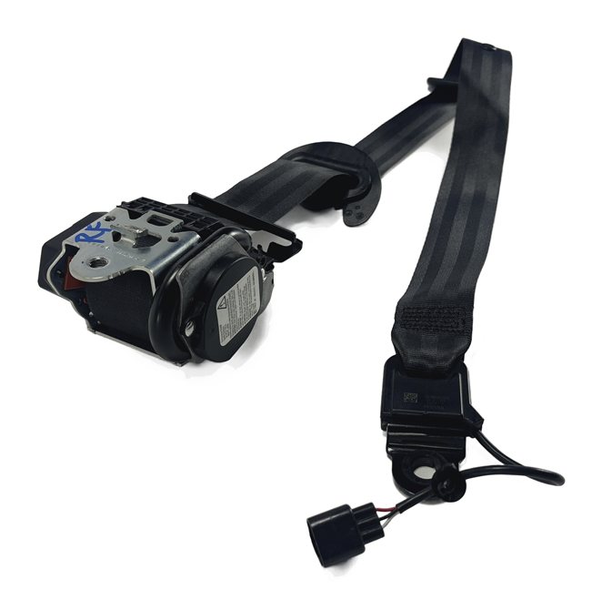 Thumbnail 4: 12-18 RANGE ROVER EVOQUE (L538) RIGHT FRONT PASSENGER SEATBELT RETRACTOR (Black)
