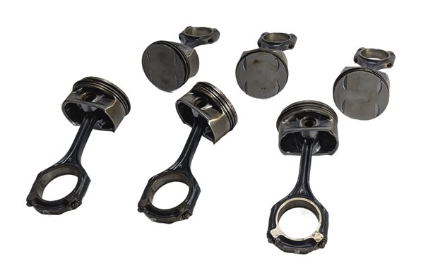 Thumbnail 2: 2011 MERCEDES E350 (W212) 3.5L (272.980) ENGINE PISTON SET/6 w/CONNECTING RODS