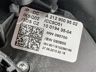 Thumbnail 6: 10-12 MERCEDES E300 E350 E550 (W212) BLINKER WIPER COMBINATION SWITCH w/ SPRING