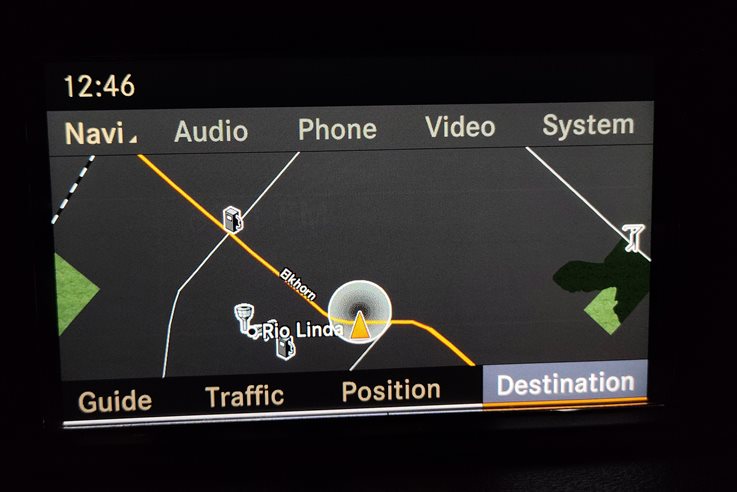 2010-2012 MERCEDES E300 E350 E550 E63 (W212) FRONT GPS NAVIGATION SCREEN 7.25"