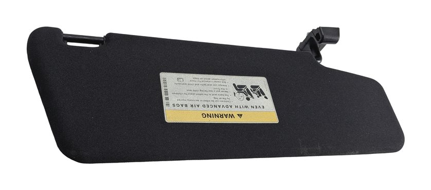 10-13 MERCEDES E350 E250 E550 (W212) RIGHT PASSENGER SUN VISOR w/MIRROR (Black)