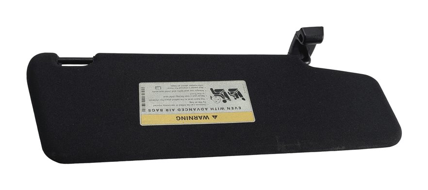Thumbnail 2: 10-13 MERCEDES E350 E250 E550 (W212) RIGHT PASSENGER SUN VISOR w/MIRROR (Black)
